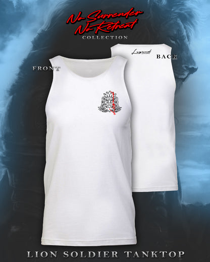 LION SOLDIER TANKTOP -WHITE