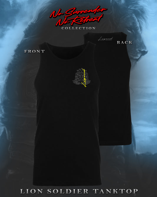 LION SOLDIER TANKTOP -BLACK/YELLOW