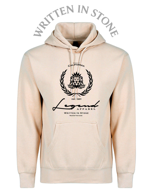 WRITTEN IN STONE HOODIE- CREAM
