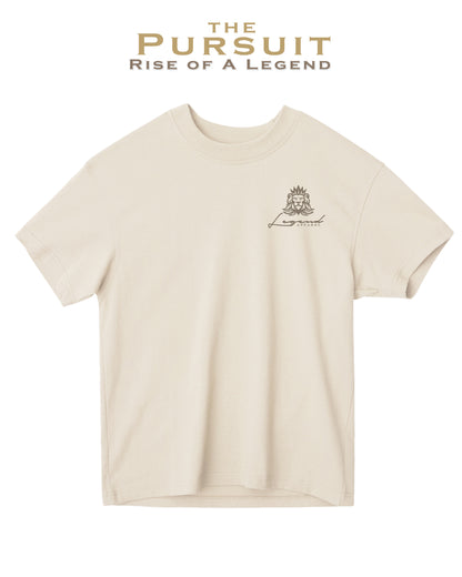 PURSUIT RISE OF A LEGEND OVERSIZED TEE- TAN