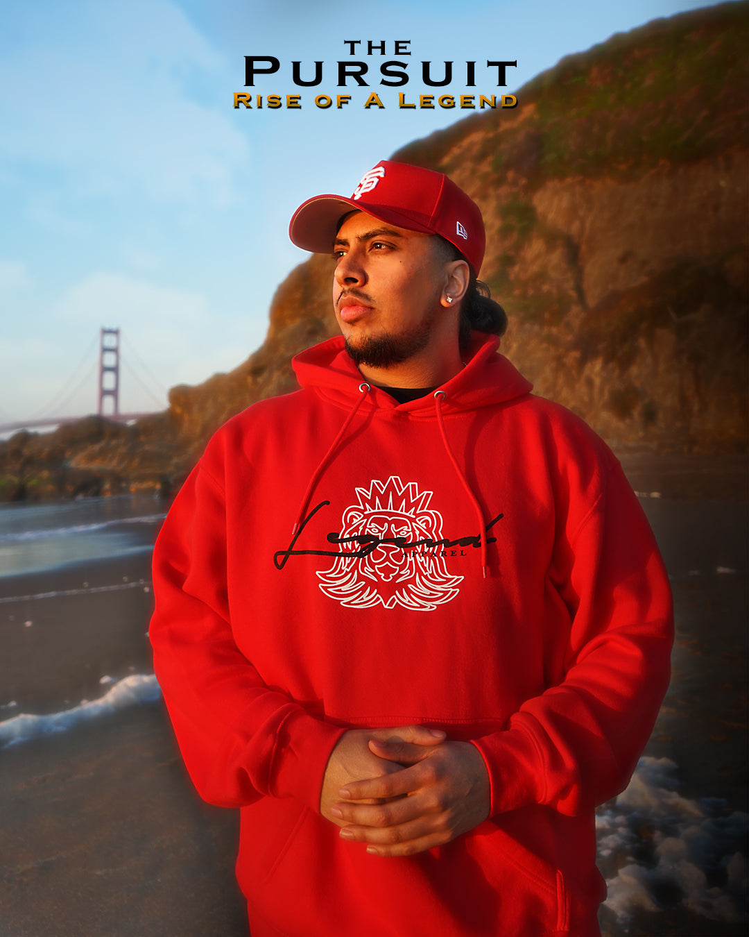 PURSUIT RISE OF A LEGEND HOODIE- RED