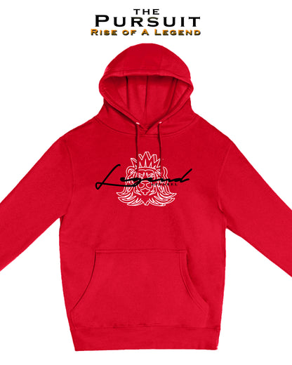 PURSUIT RISE OF A LEGEND HOODIE- RED