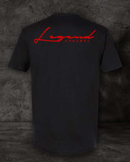 BLOODLINE T-SHIRT- BLACK/RED