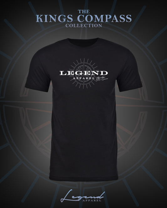 COMPASS LEGEND TEE- BLACK